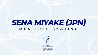 Sena Miyake (JPN) | Men FS | ISU FC FS Championships 2022 | Tallinn | #FigureSkating