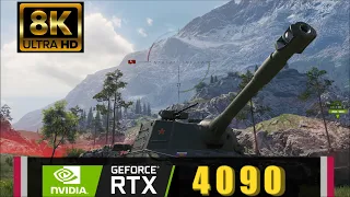 RTX 4090 - DLSS3 - 8k ULTRA REALISTIC - World of Tanks - GAMEPLAY