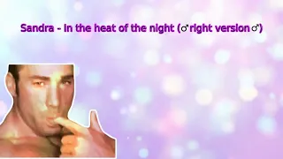 Sandra - in the heat of the night (Gachi remix) ♂️right version♂️