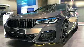 2021 BMW 545e xDrive G30 LCI in Alvitgrau Metallic