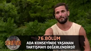 Ada konseyinde yaşanan tartışmayı değerlendirdi! "Tartışabileceğim biri değil"| 76. Bölüm | Survivor