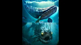 GIANT JELLY FISH VS WHALE, HIPPOCAMPUS, UGLY FISH #youtubeshorts