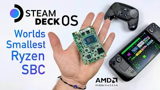 This Super Tiny AMD Ryzen X86 SBC Now Runs Steam Deck OS!