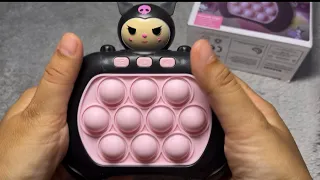 Satisfying for unboxing pop it fidget kuromi #asmr