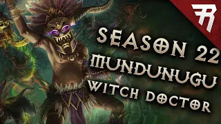 Diablo 3 2.7.7 Witch Doctor Build: Spirit Barrage Mundunugu GR 143+ (Season 30 Guide)
