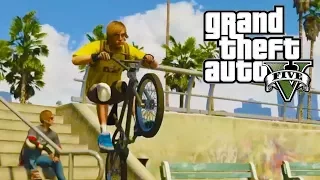 GTA 5 - ТРЮКИ НА BMX