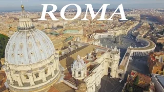 ROME from above - A 4K Drone aerial view