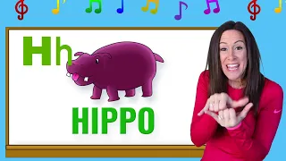 Phonics Song for Children (Official Video) Alphabet Song | Letter H Sounds | Signing for babies ASL