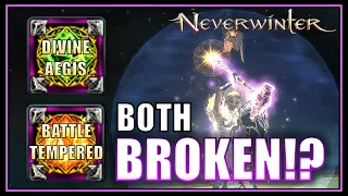 The Ridiculous State of DIVINE AEGIS + BATTLE TEMPERED Combat Enchantments! - Neverwinter M28