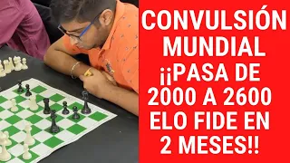 Player rises to 2600 ELO FIDE points in 2 months!!