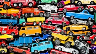 diecast of model cars,Truck and cars made from alloy and plastic being shown,#cars,sport#RealCars