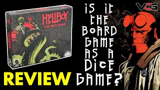 Hellboy Dice Game by Mantic Games Review | "Is it the board game as a dice game?"