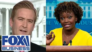 Fox News' Doocy presses Karine Jean-Pierre on Biden's false inflation claims