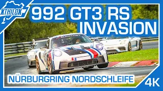 WHAT A VIEW!! Chasing 2x 992 GT3 RS + GT3 MR - NÜRBURGRING NORDSCHLEIFE Touristenfahrten BTG [4K]