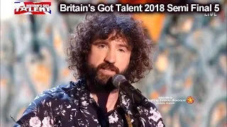 Micky P Kerr Singer Comic SO ORIGINAL HILARIOUS  Britain's Got Talent 2018 Semi Finals 5 BGT S12E12