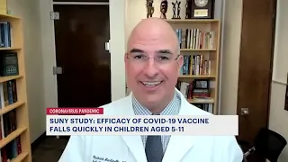 "Study: Efficacy of COVID vaccine falls in children aged 5-11"