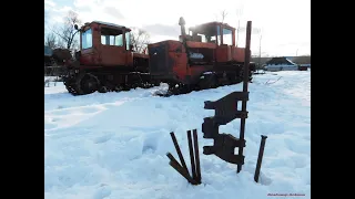 Самодельные гусеничные пальцы ДТ-75, ДТ-175 "Волгарь"! Homemade fingers for crawler tractors