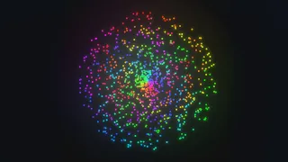 Sorting Algorithms: Disparity Circle Scatter (Random)