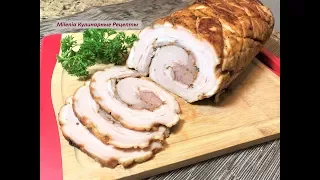 МЯСНОЙ РУЛЕТ - Вкуснее Колбасы!  Просто и Вкусно, мастер-касс. Meatloaf