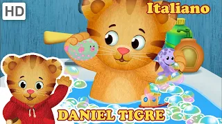 Daniel Tigre in Italiano 🛁🧼 Imparare sane abitudini 🥣🧺 [Episodi Completi]