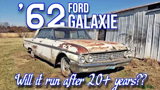 This FORGOTTEN 1962 Ford Galaxie 500 was FREE! Will it RUN again?