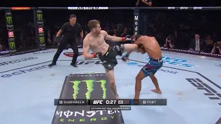 Лучшие моменты турнира UFC Нэшвилл: Сэндхаген vs Фонт