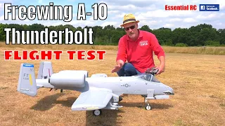 Freewing A-10 THUNDERBOLT II Super Scale Twin 80mm EDF Jet PNP: ESSENTIAL RC FLIGHT TEST (Motion RC)