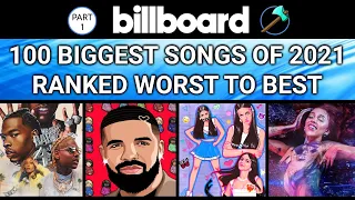 100 Biggest Hit Songs of 2021: Ranked Worst to Best - Part 1 by Diamond Axe Studios Music