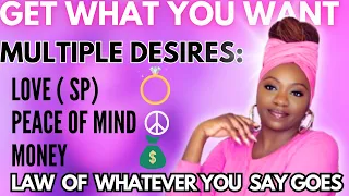 Manifest ANY Desire INSTANTLY with These 3 Words |  LAW OF ASSUMPTION