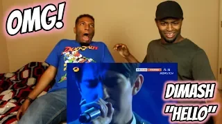 DIMASH - HELLO | SINGER 2018 | (REACTION) (WE PASSED OUT!!)