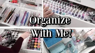 Organize With Me! | Nail Studio Organization | Nail Vlog