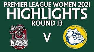 HIGHLIGHTS | 2021 PLW Round 13: DiamondBacks v North West Graduates