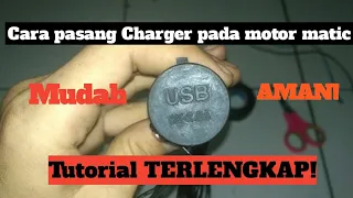 Cara Pasang Charger HP Pada Motor Beat #chargermotor #beatmodifikasi #beatstreet
