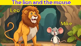 The wise lion and the lazy mouse - Bedtime Stories for Kids in English-kids Stories-cartoon