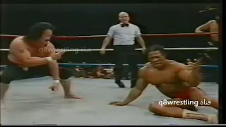 ROCKY JOHNSON AND TONY ATLAS VS MR FUJI AND TIGER CHUNG LEE 1984 غسان خليل صباغ