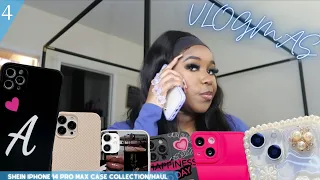 VLOGMAS 2022 || SHEIN IPhone 14 Pro Max Case Collection/Haul || Ayana Michelle 🤍