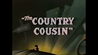 The Country Cousin (1936) Buena Vista reissue titles with real closing card