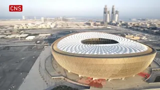 Time-lapse video shows construction of Lusail Stadium in Qatar