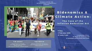 Bidenomics and Climate Action: The Case of the Inflation Reduction Act