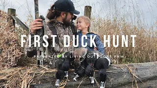 FIRST DUCK hunt with my Son [first limit, 4 year old] 2024