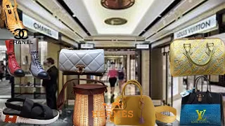 Luxury shopping in Harrods London: LV, Chanel 22A, Dior, Hermès etc/VLOG