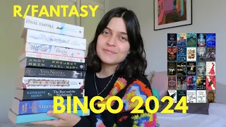 I can’t believe I’m doing this… 📚 R/FANTASY BINGO 2024 ✨