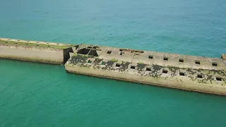 Normandie arromanches, Bunkers Allemand drône