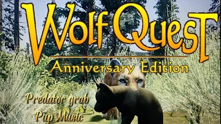 WolfQuest:AE| 50 Seconds of Predator grab Pup Music.