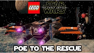 LEGO Star Wars: The Force Awakens - Poe to the Rescue Side Mission (PS4) Gameplay @ 1080p HD ✔