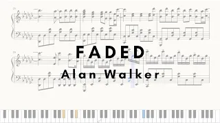 Faded - Alan Walker - Piano Cover (Sheets)