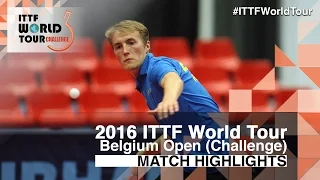 2016 Belgium Open Highlights: Harald Andersson vs Sathiyan Gnanasekaran (1/2)