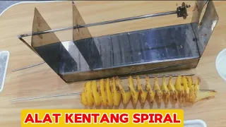 Cara Membuat Pemotong Kentang Spiral | DIY Pemotong Kentang Spiral