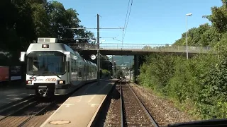 Führerstandsmitfahrt Schöftland - Aarau | Wynental- und Suhrentalbahn S14 [2013]