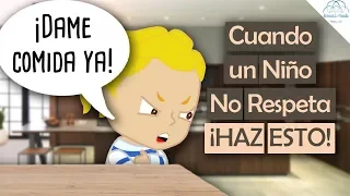 Mi hijo no me respeta ¿Qué debo hacer?